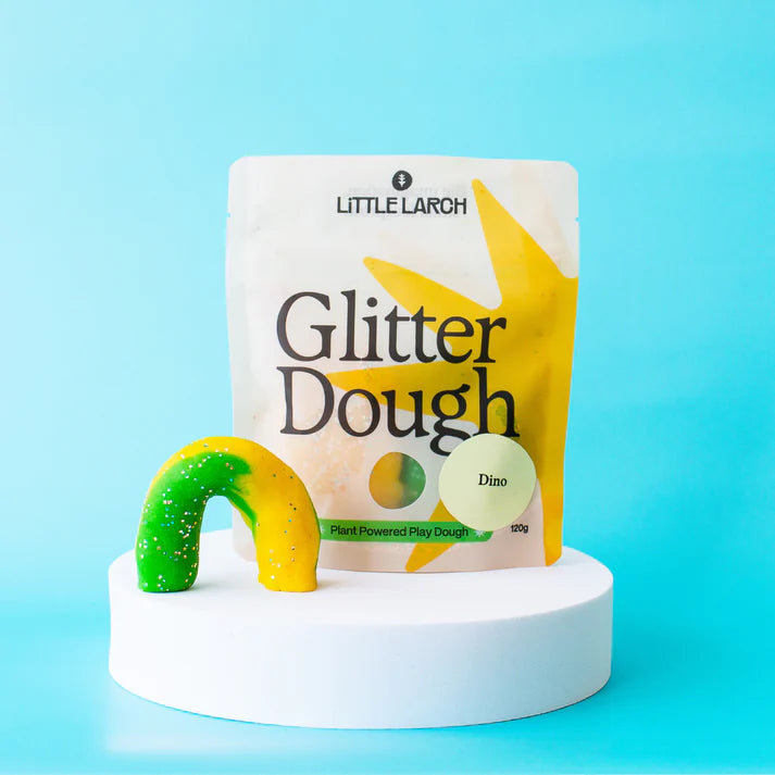 Little Larch Glitter Dough, Dino