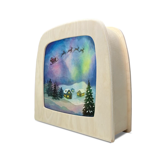 Toverlux | Vogel Geluk - Aurora Sleighride Silhouette