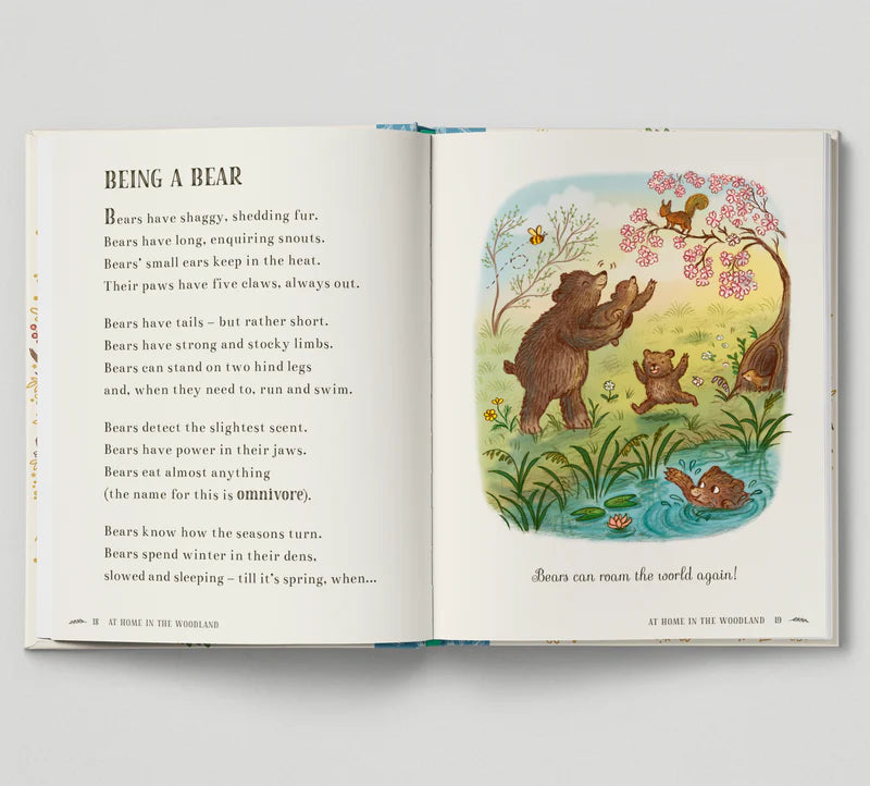 Wisdom of the Woods: 40 Nature Poems Passed Down from Bear to Bear | Hardcover