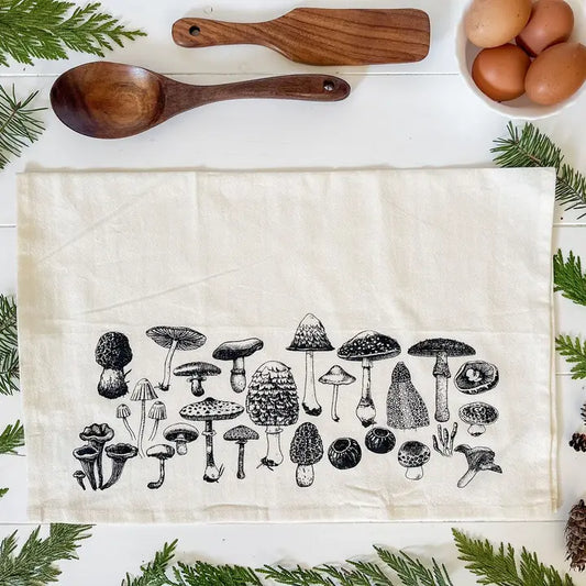 New Mushroom Tea Towel