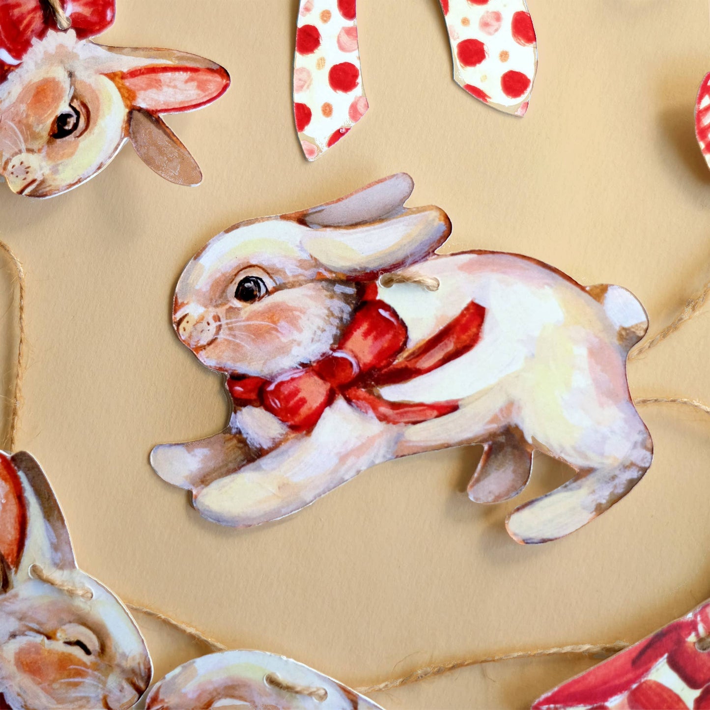 Rabbits Paper Garland | DIY Garland Kit