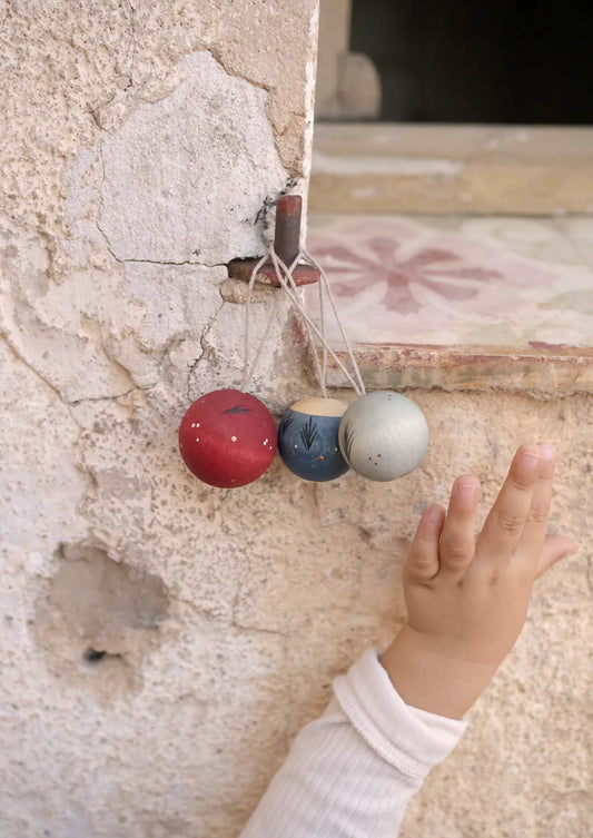 Grapat Wood Wish Ball Ornaments