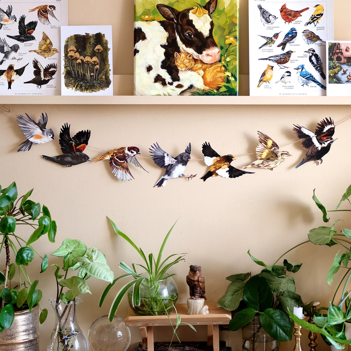 Canadian Flying Birds Paper Garland | DIY Garland Kit
