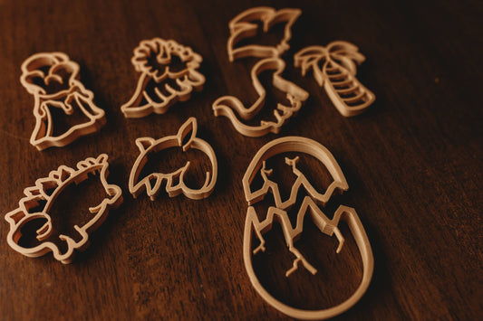 Baby Dinosaur Eco Cutter Includes: Set of 8 Mini Cutters