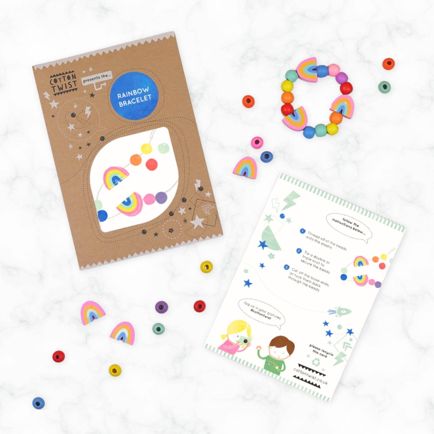 Make Your Own Rainbow Bracelet