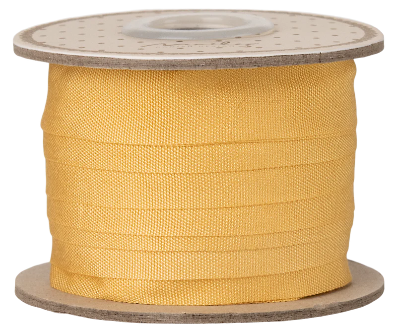 Maileg Ribbon, W: 13 mm x L: 10 m - Yellow