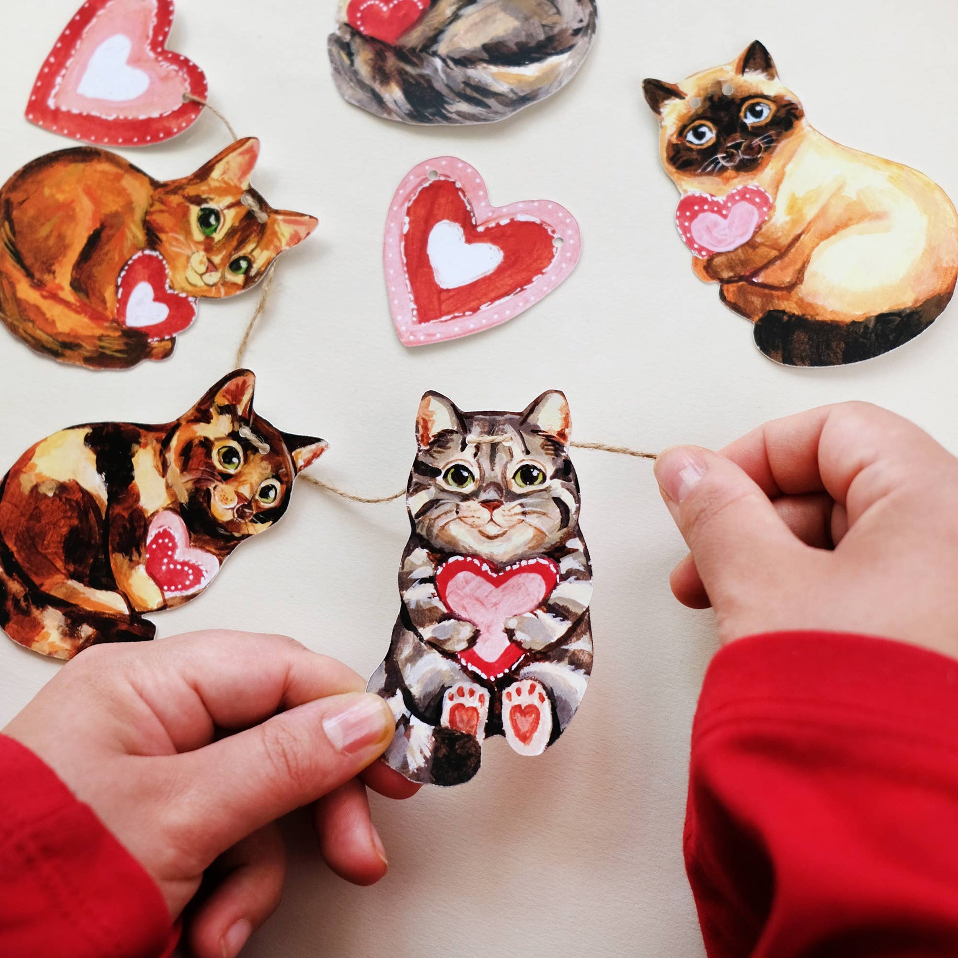 Cats Paper Garland | DIY Garland Kit