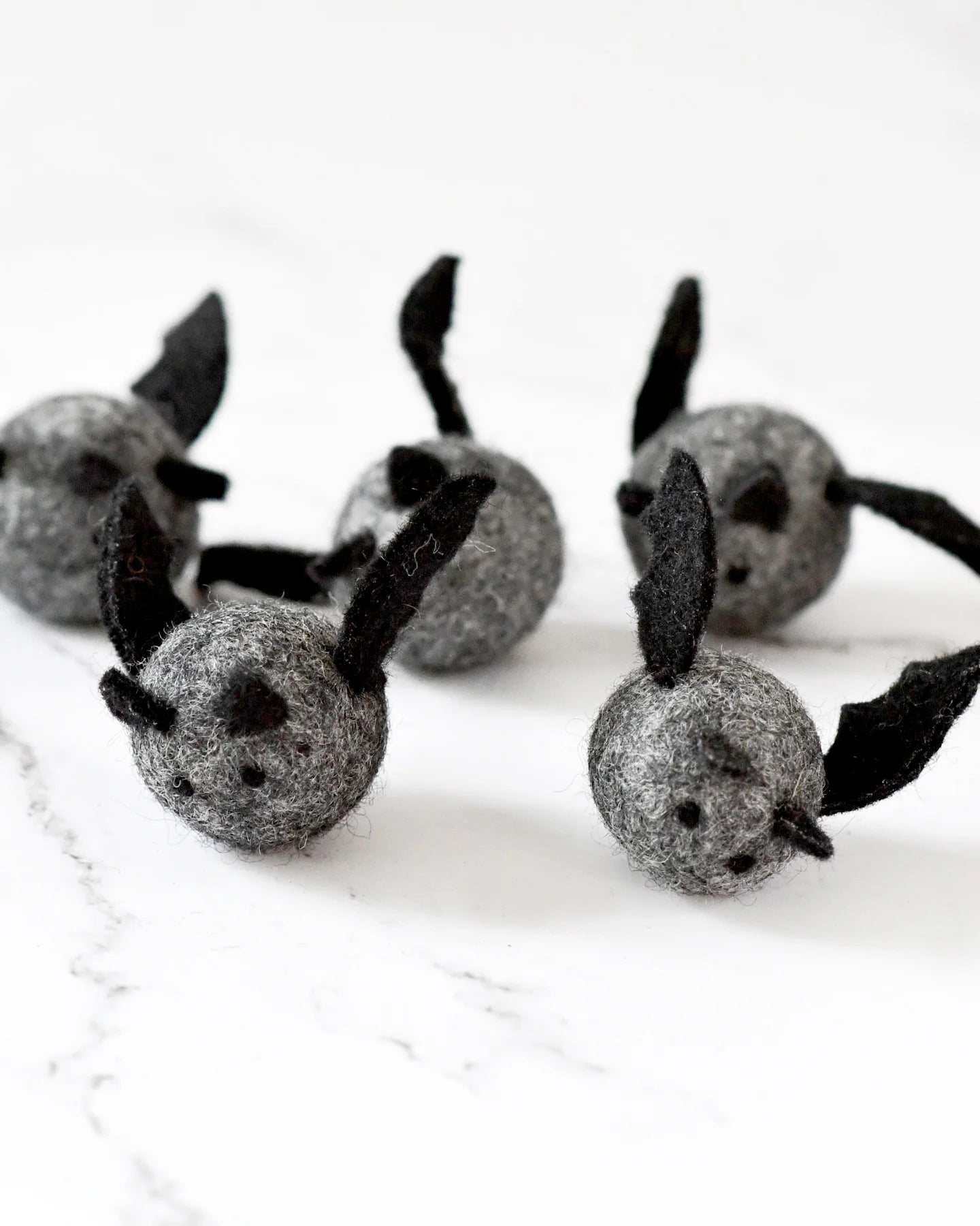 Tara Treasures Felt Bats Loose Parts - 5 Bats