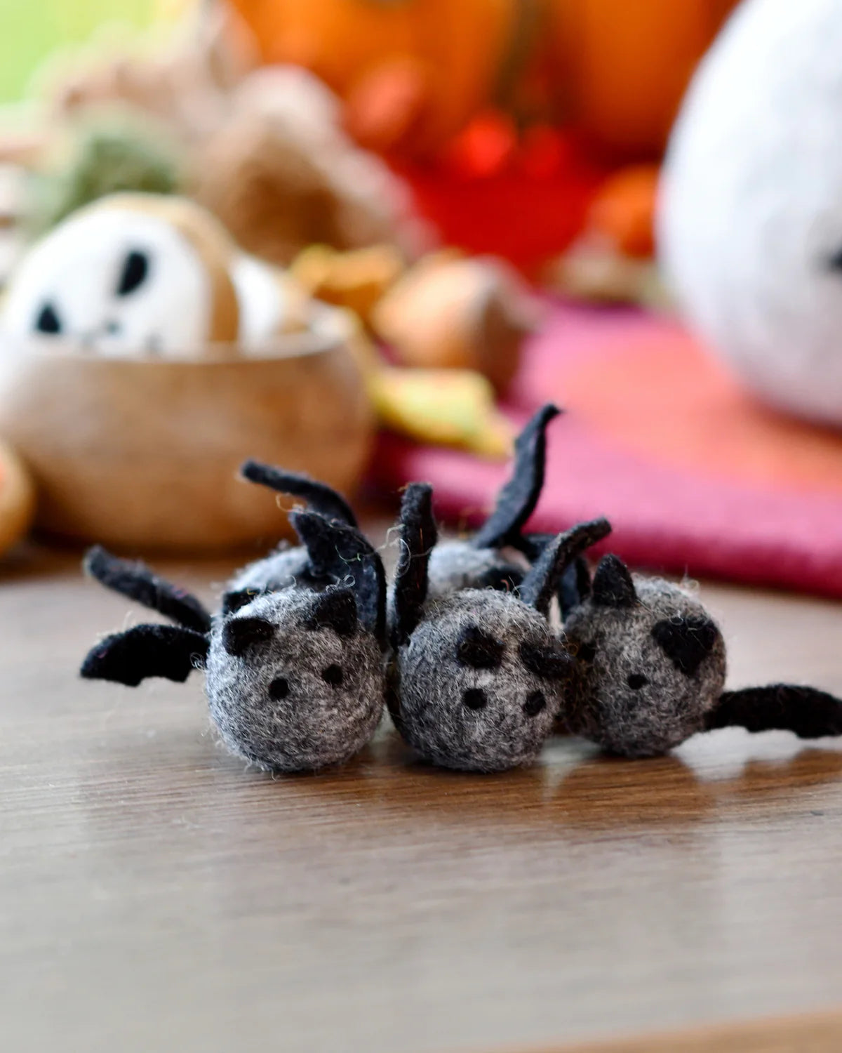 Tara Treasures Felt Bats Loose Parts - 5 Bats