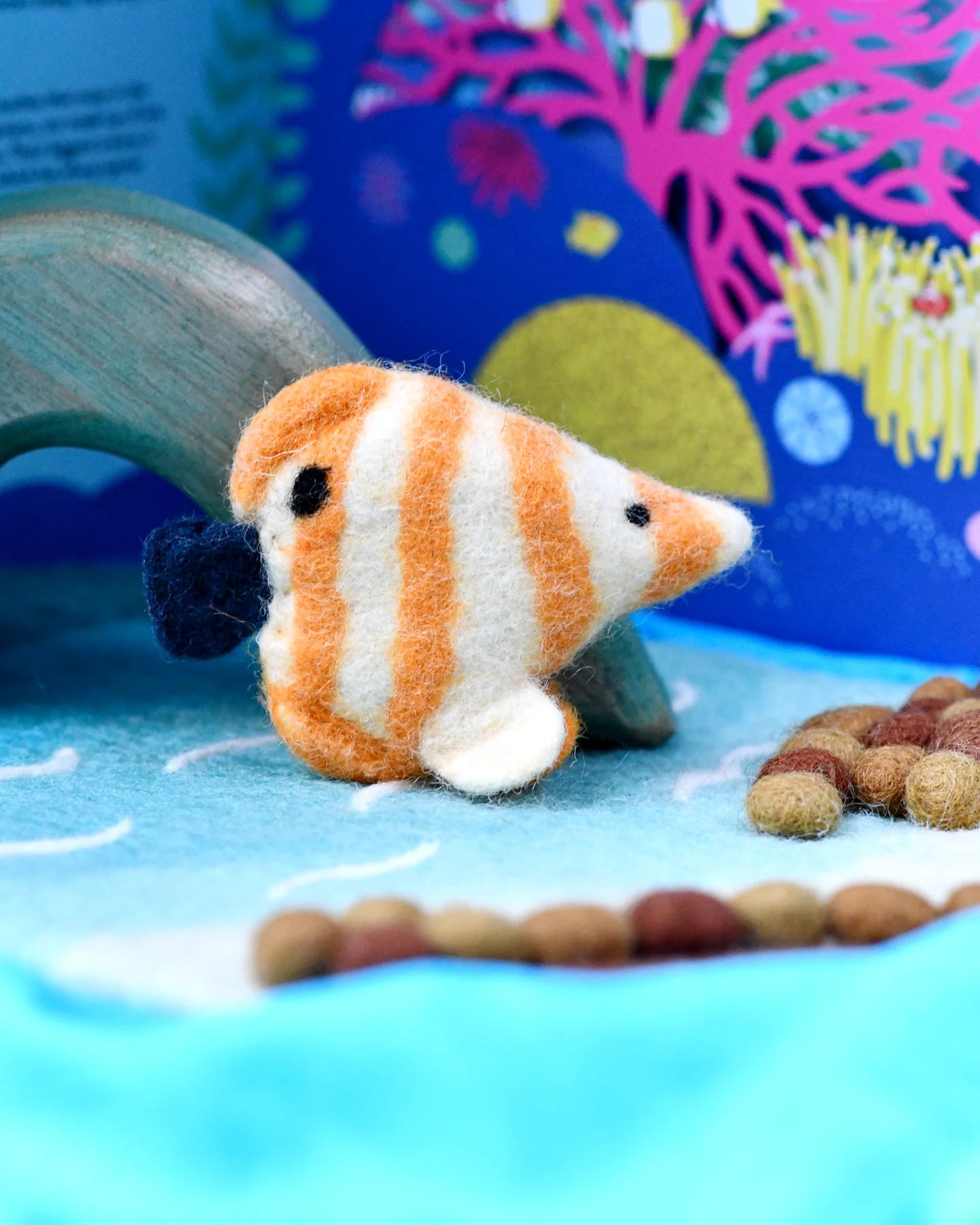 Tara Treasures Felt Butterfly Fish Toy (Coral Reef Fish)