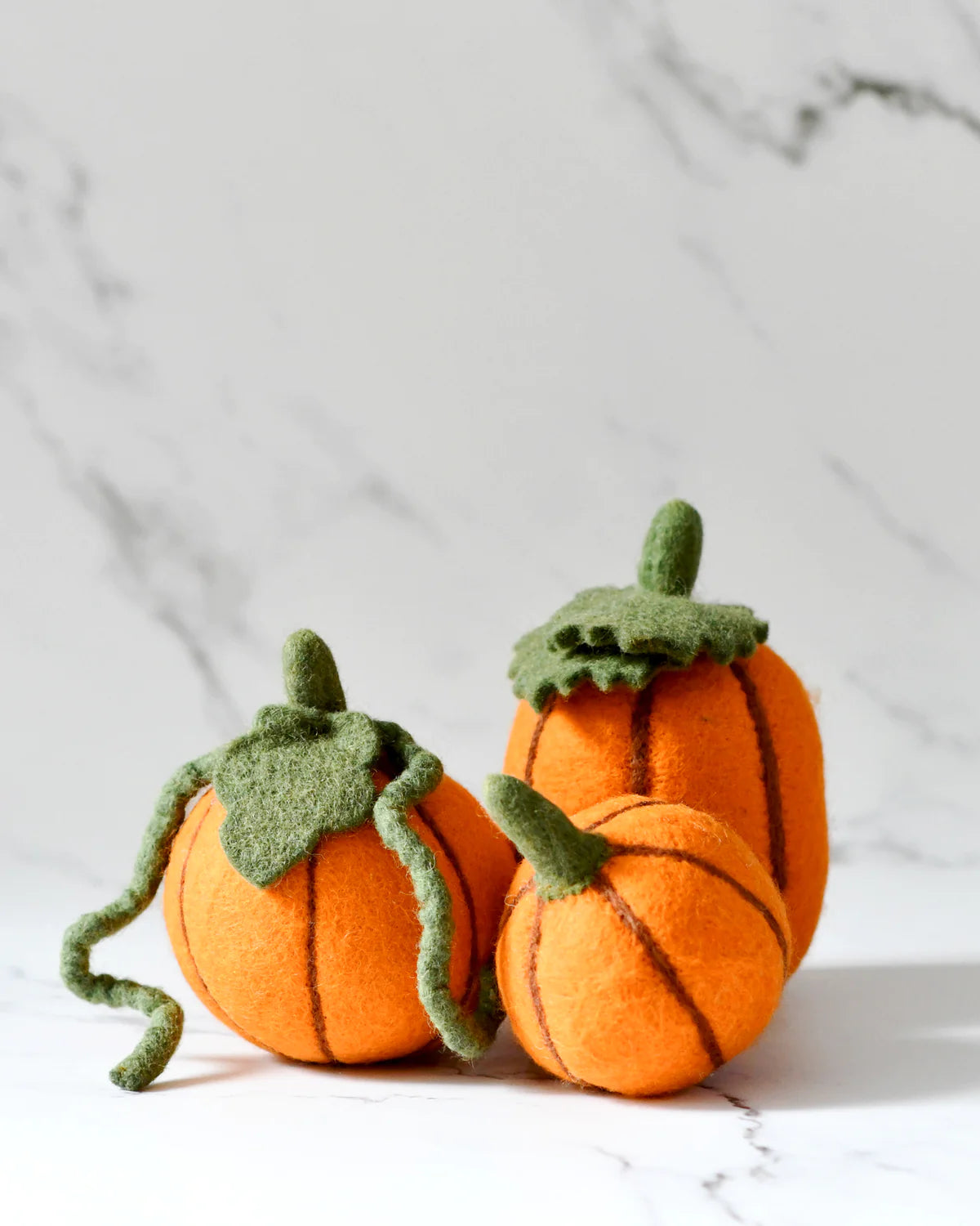 Tara Treasures Felt Pumpkins (Set of 3)