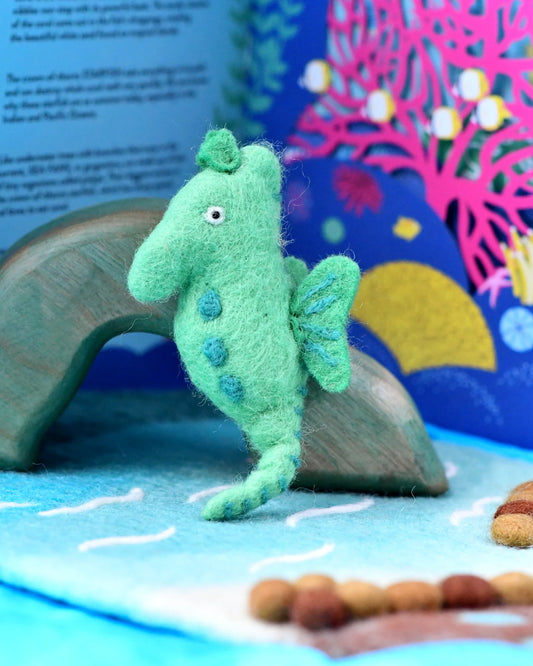 Tara Treasures Felt Seahorse (Coral Reef Fish)