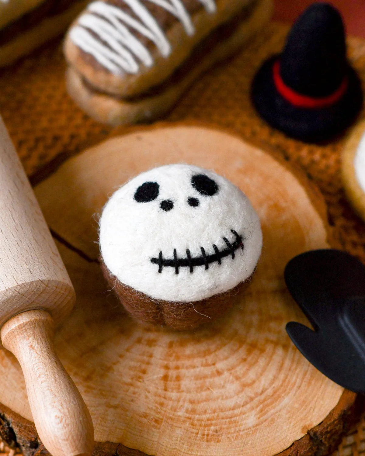 Felt Halloween Spooky Fun Cupcakes