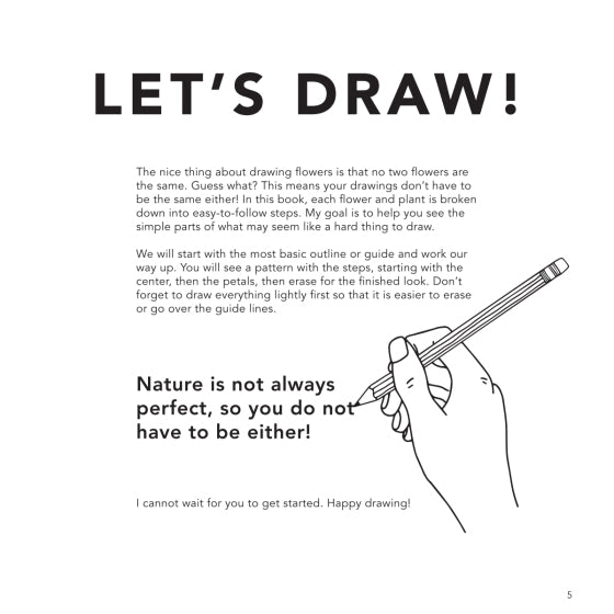 How To Draw Modern Flowers (For Kids) | Paperback