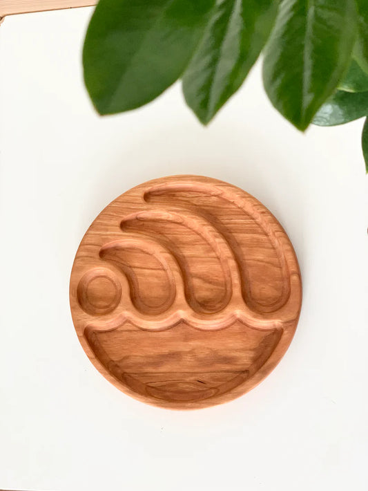 Wave Tray  |  Cherry Wood