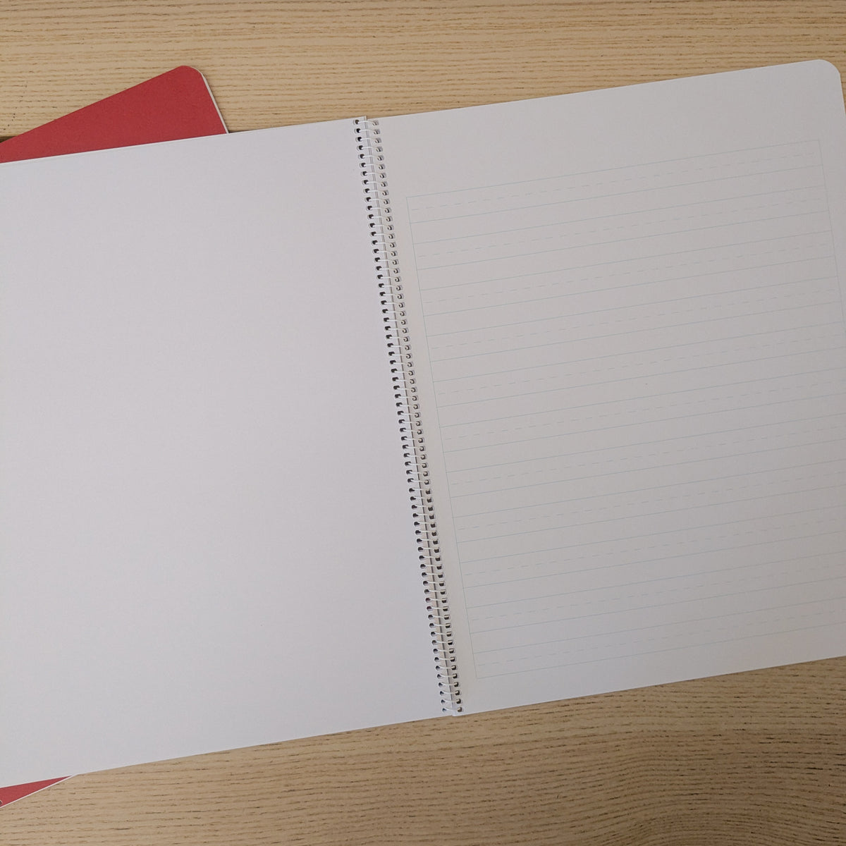 Literacy Lined / Blank Main Lesson Book | Spiral Bound | Portrait 28x35.5cm