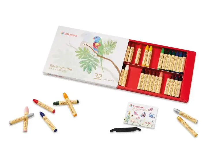 Stockmar Wax Stick Crayons Box 32 Assorted