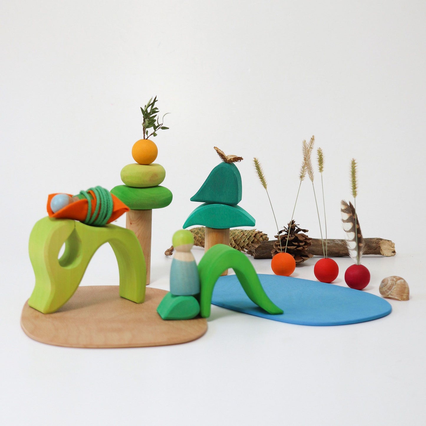Grimm's Small World Play in the woods