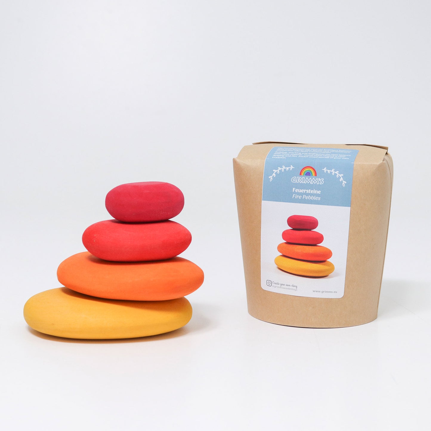 Grimm's Blocks - Pebbles Fire 4pcs