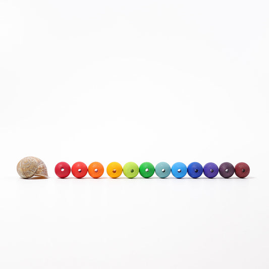 Grimm's Wooden Beads 60 pcs, 20 mm