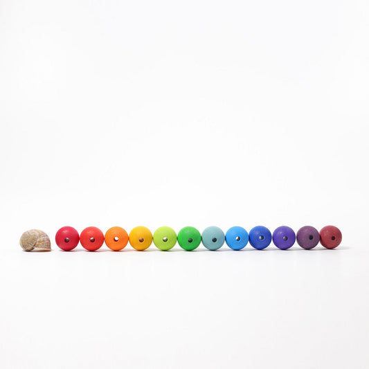 Grimm's Wooden Beads 36 pcs, 30 mm