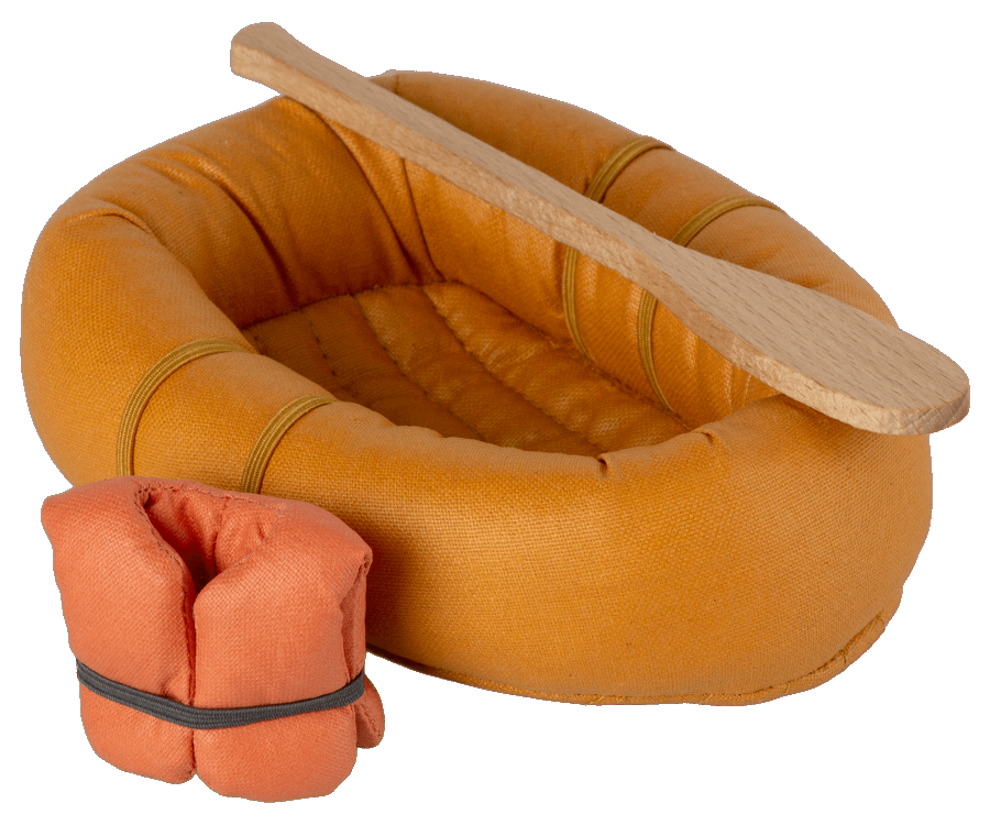 Maileg Rubber boat - Dusty yellow