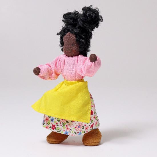 Grimm's Doll - Ebony Dress Adult (Dollhouse Size)