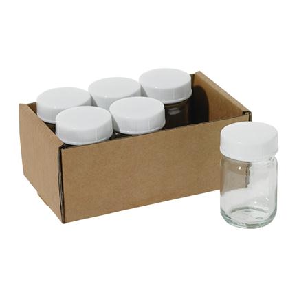 1 Glass Paint Jar w/ Lid 50 ml