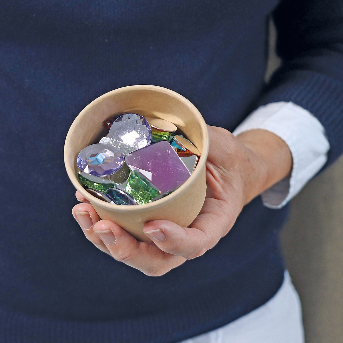 Grimm's Acrylic Glitter Stones, Giant