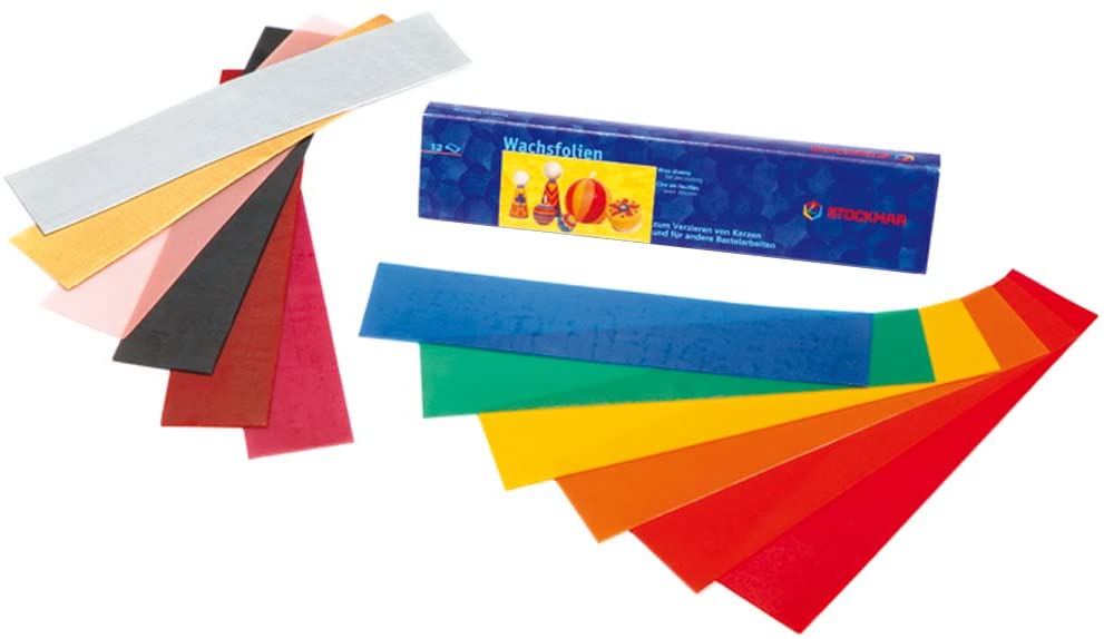 Stockmar Decorating Wax Narrow Box - 12 Assorted