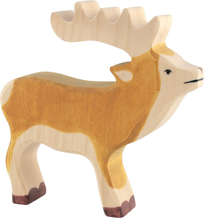 Holztiger Stag