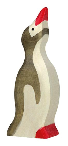 Holztiger Penguin Small Head Raised