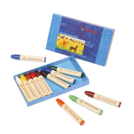 Stockmar wax stick crayons 12