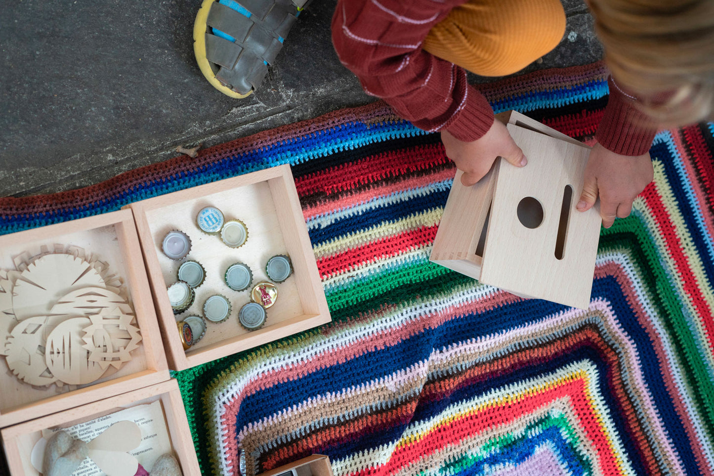 Wood Montessori Box