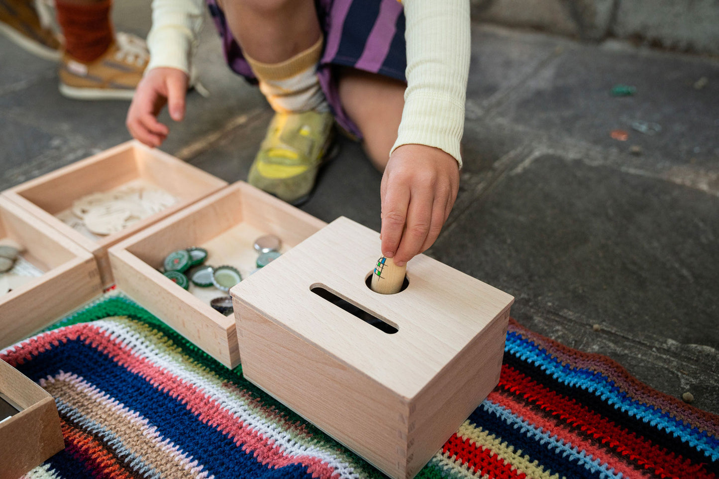 Wood Montessori Box