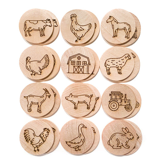 Tree Fort Toys Farm Animal Memory Matching Game