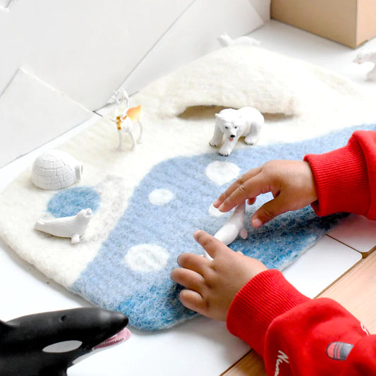 Tara Treasures Small Arctic Play Mat Playscape