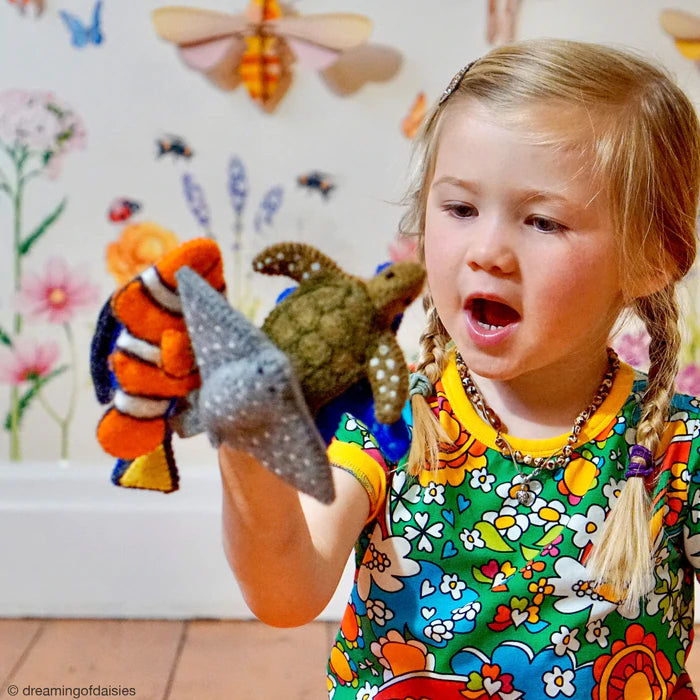 Coral Reef Under the Sea - Finger Puppet Set