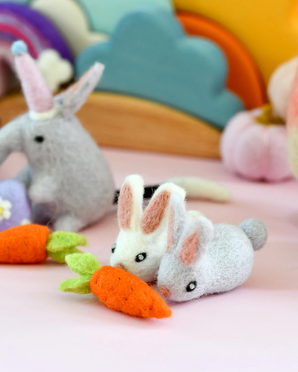 Felt Rabbits (set of 3)