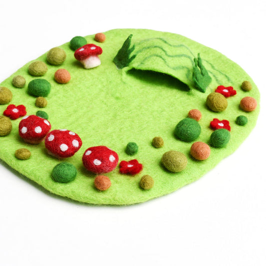 Fairy Toadstool Garden Play Mat Playscape