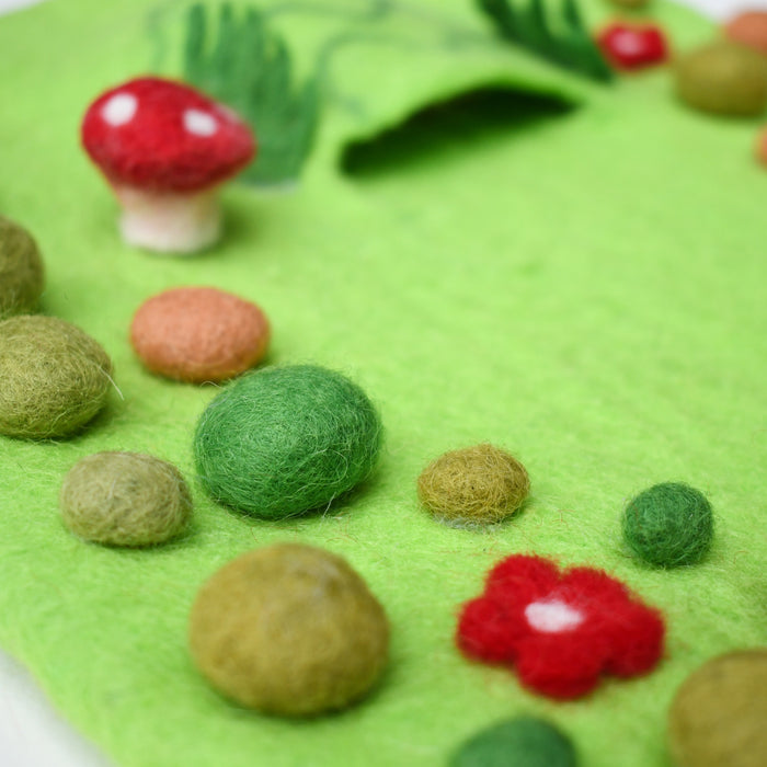 Fairy Toadstool Garden Play Mat Playscape