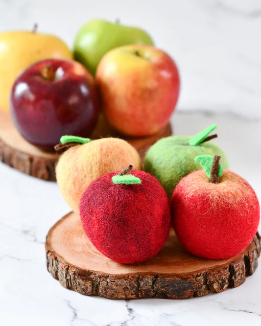 Felt Apples (Set of 4 Apples)