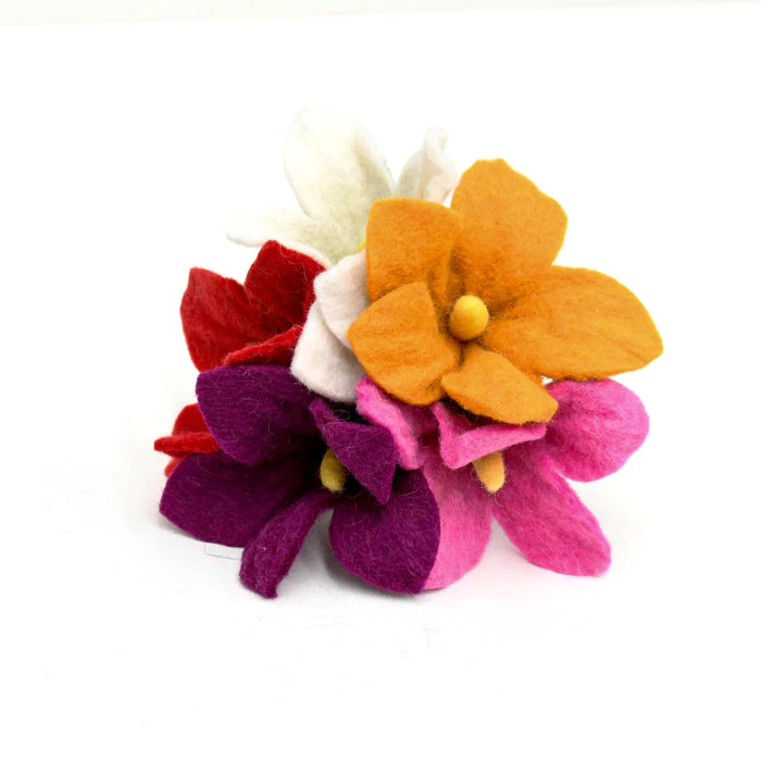 Felt Flowers Set of 5 (Set B)