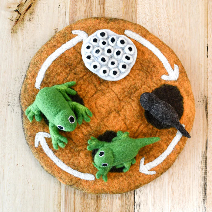 Tara Treasures Felt Lifecycle of a Frog (playmat sold separately)