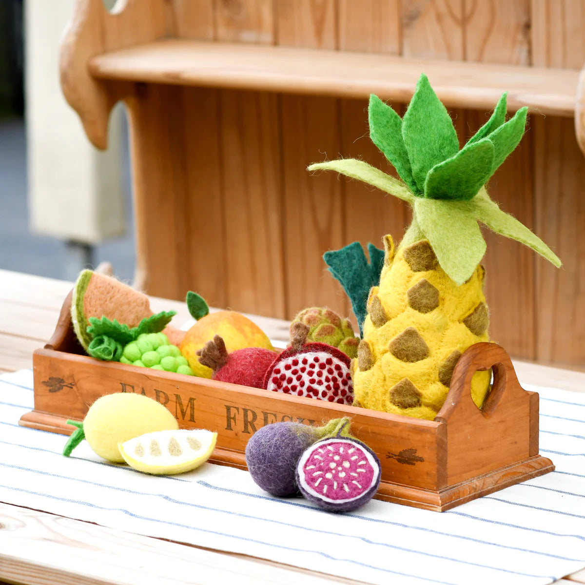 Felt Vegetables and Fruits Set D - 12