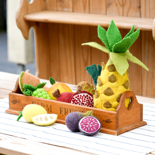 Felt Vegetables and Fruits Set D - 12