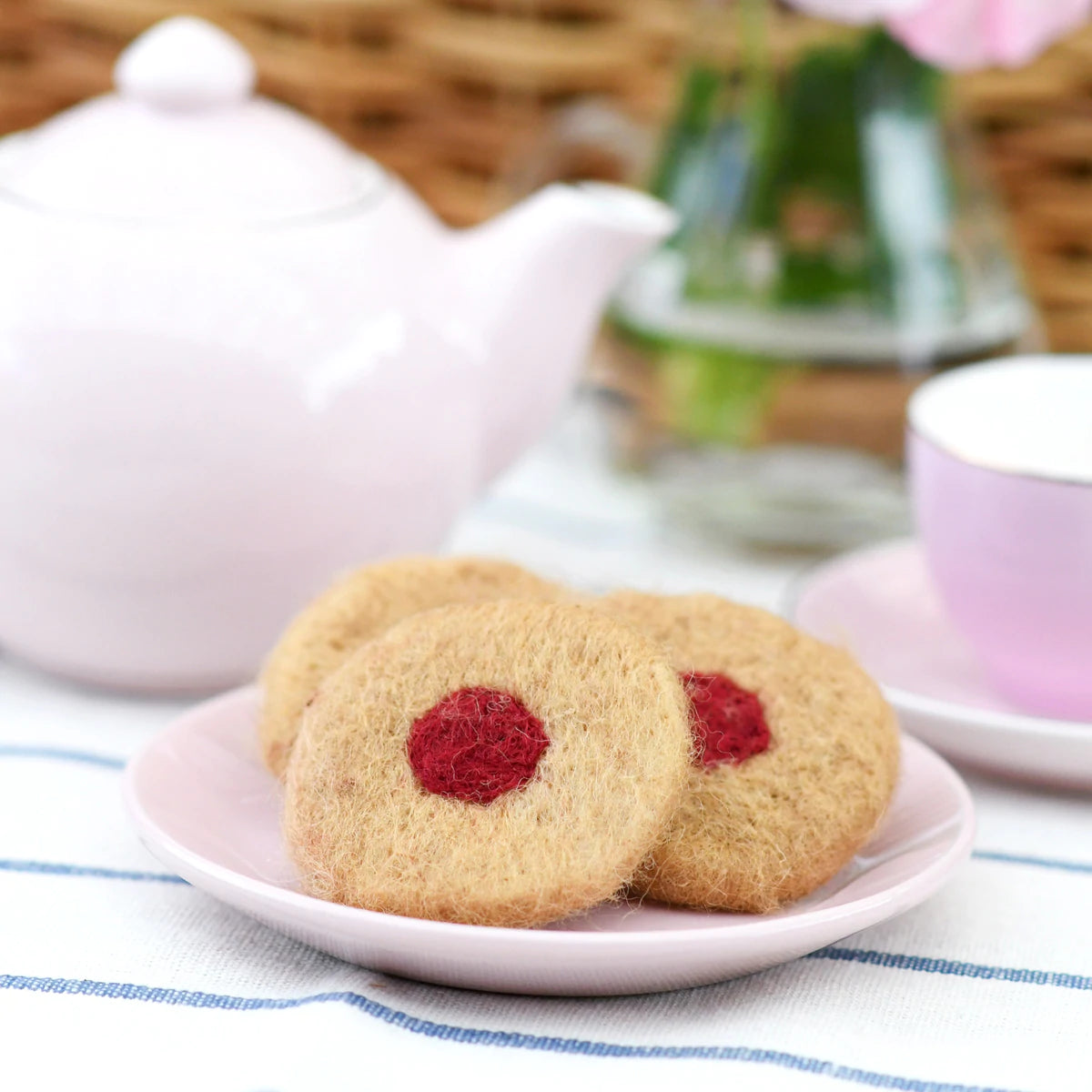 Felt Jam Drop Biscuit (Set of 3)