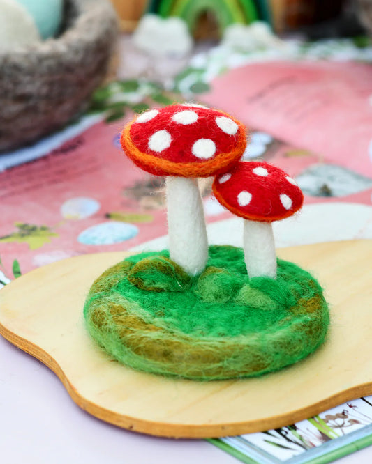 Felt Toadstools