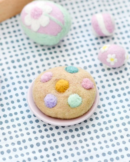 Tara Treasures FELT SOFT M&M PASTEL COOKIE