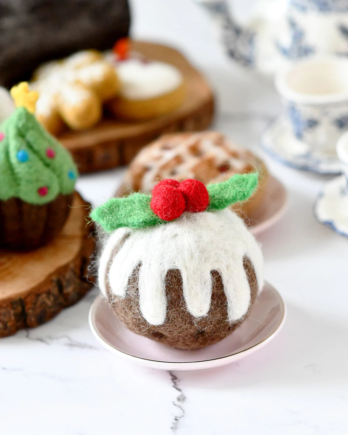 *PRESALE* Felt Christmas Pudding (Round)